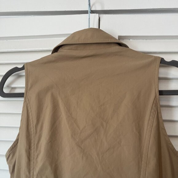 A New Day trenchcoat dress XS khaki sleeveless belted target - Picture 11 of 13